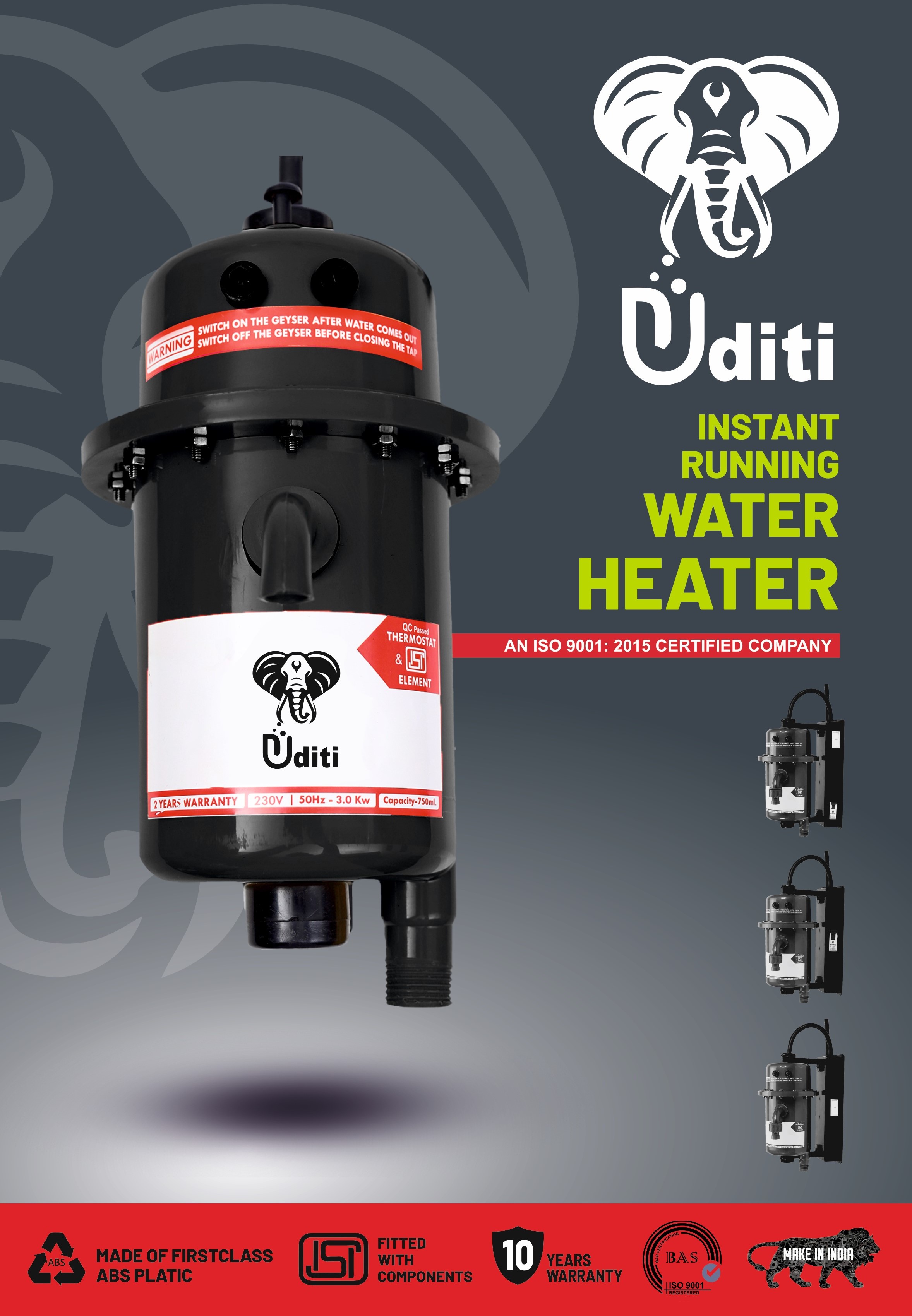 Premium Model Water Heater